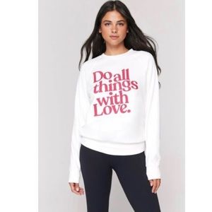 Spiritual Gangster sweatshirt used XS Do All Things With Love